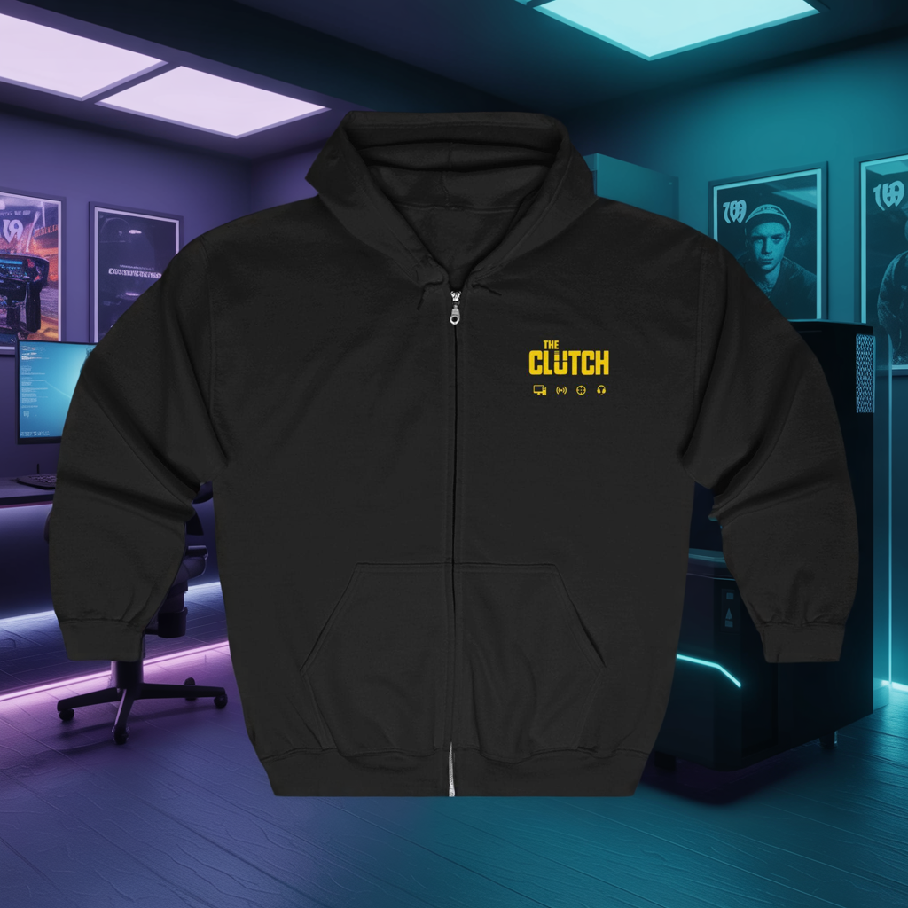 THE CLUTCH UNISEX ZIP HOODIE