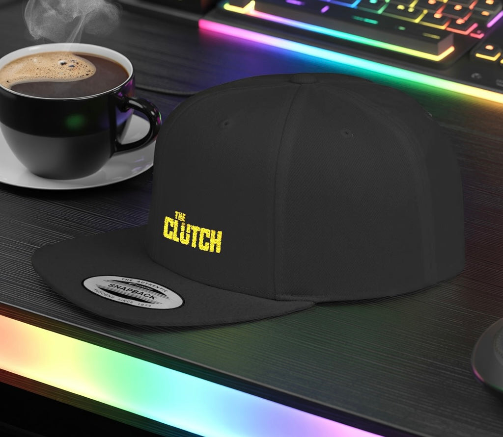 THE CLUTCH FLAT BILL SNAPBACK HAT